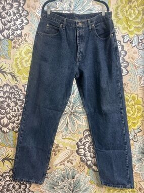 Wrangler Relaxed Fit Men's Jeans - Dark Blue Denim